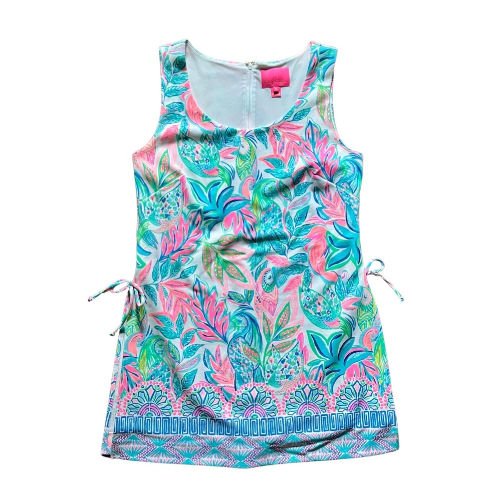 Lilly Pulitzer Women's Romper Skort Tropical Summer Neon Sleeveless